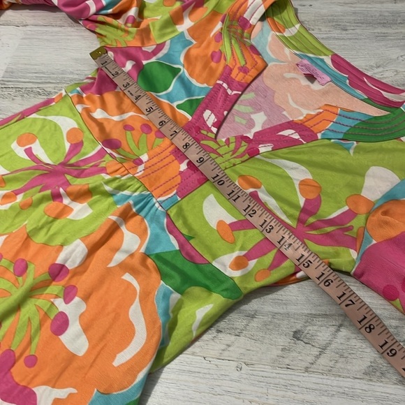 Lilly Pulitzer Silk Blend Floral Dress Size XS - Picture 8 of 11